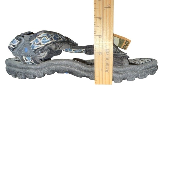 NEW TEVA Terra Fi 5 Universal Black Geotmetix blue black Sandals